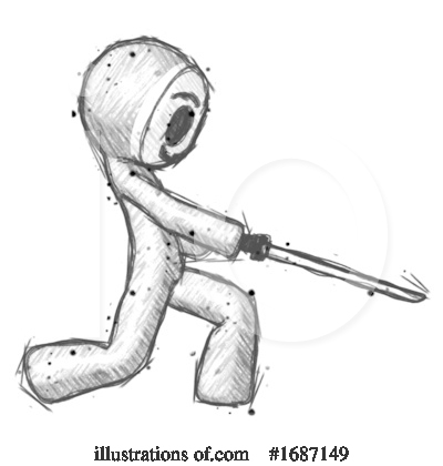 Royalty-Free (RF) Anarchist Clipart Illustration by Leo Blanchette - Stock Sample #1687149