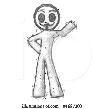 Royalty-Free (RF) Anarchist Clipart Illustration by Leo Blanchette - Stock Sample #1687300