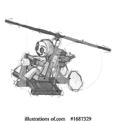 Royalty-Free (RF) Anarchist Clipart Illustration by Leo Blanchette - Stock Sample #1687329
