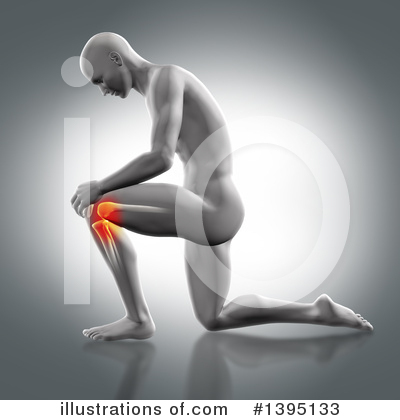 Knee Pain Clipart #1395133 by KJ Pargeter