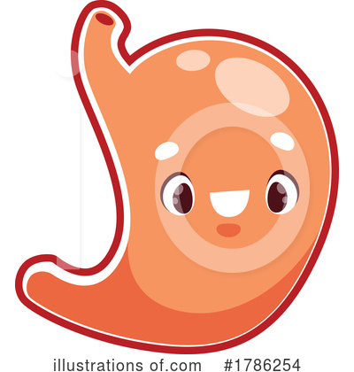 Stomach Clipart #1786254 by Vector Tradition SM