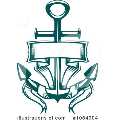Royalty-Free (RF) Anchor Clipart Illustration by Vector Tradition SM - Stock Sample #1064904