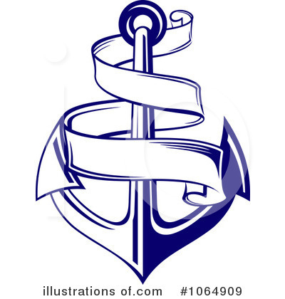 Royalty-Free (RF) Anchor Clipart Illustration by Vector Tradition SM - Stock Sample #1064909