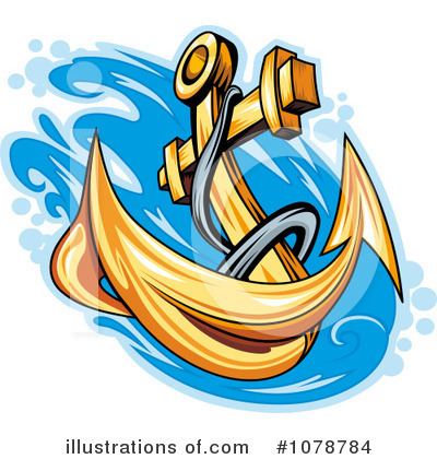 Royalty-Free (RF) Anchor Clipart Illustration by Vector Tradition SM - Stock Sample #1078784