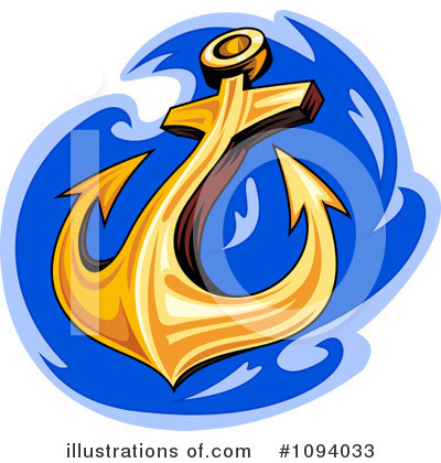 Royalty-Free (RF) Anchor Clipart Illustration by Vector Tradition SM - Stock Sample #1094033