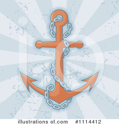 Royalty-Free (RF) Anchor Clipart Illustration by Any Vector - Stock Sample #1114412