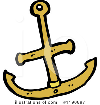 Royalty-Free (RF) Anchor Clipart Illustration by lineartestpilot - Stock Sample #1190897
