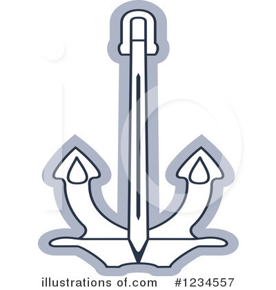 Royalty-Free (RF) Anchor Clipart Illustration by Vector Tradition SM - Stock Sample #1234557