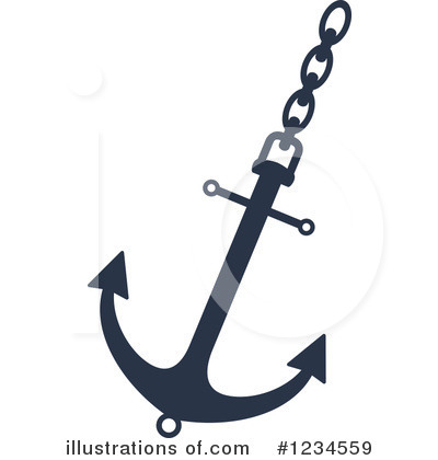 Royalty-Free (RF) Anchor Clipart Illustration by Vector Tradition SM - Stock Sample #1234559