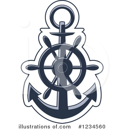 Royalty-Free (RF) Anchor Clipart Illustration by Vector Tradition SM - Stock Sample #1234560