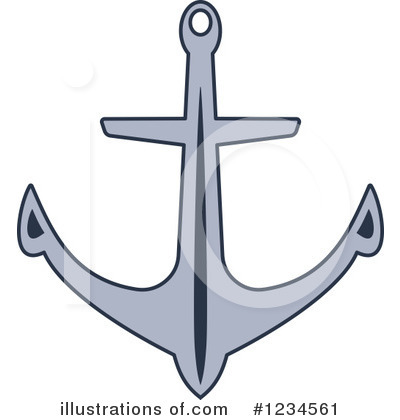 Royalty-Free (RF) Anchor Clipart Illustration by Vector Tradition SM - Stock Sample #1234561