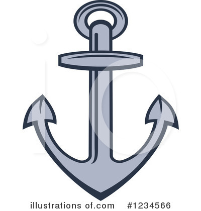 Royalty-Free (RF) Anchor Clipart Illustration by Vector Tradition SM - Stock Sample #1234566