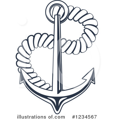 Royalty-Free (RF) Anchor Clipart Illustration by Vector Tradition SM - Stock Sample #1234567
