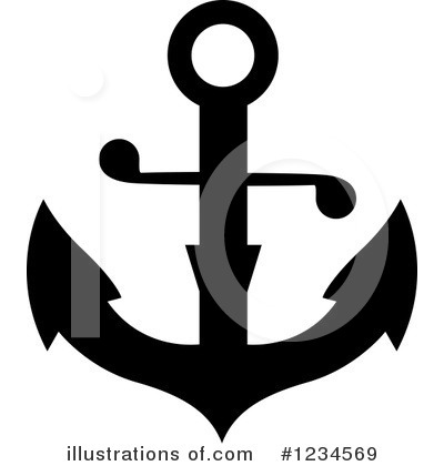 Royalty-Free (RF) Anchor Clipart Illustration by Vector Tradition SM - Stock Sample #1234569