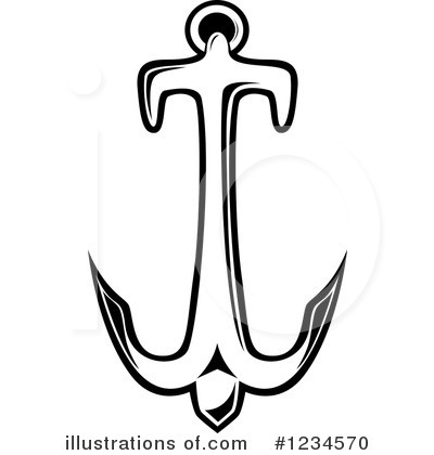 Royalty-Free (RF) Anchor Clipart Illustration by Vector Tradition SM - Stock Sample #1234570