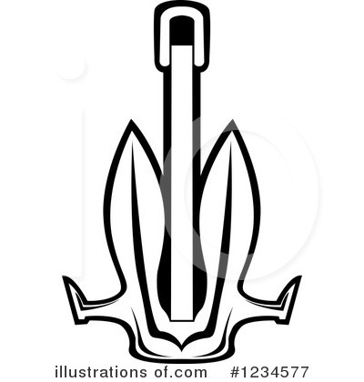 Royalty-Free (RF) Anchor Clipart Illustration by Vector Tradition SM - Stock Sample #1234577