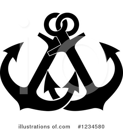 Royalty-Free (RF) Anchor Clipart Illustration by Vector Tradition SM - Stock Sample #1234580