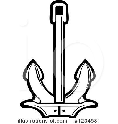 Royalty-Free (RF) Anchor Clipart Illustration by Vector Tradition SM - Stock Sample #1234581