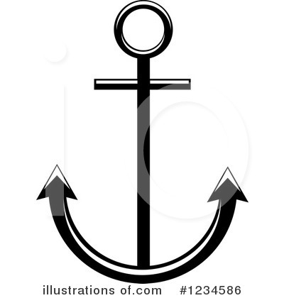 Royalty-Free (RF) Anchor Clipart Illustration by Vector Tradition SM - Stock Sample #1234586