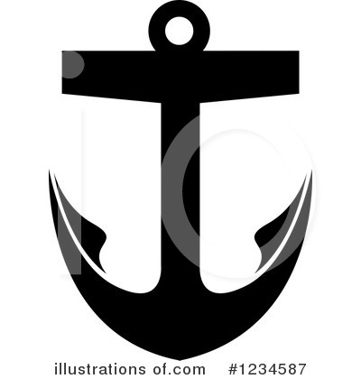 Royalty-Free (RF) Anchor Clipart Illustration by Vector Tradition SM - Stock Sample #1234587