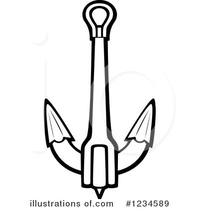 Royalty-Free (RF) Anchor Clipart Illustration by Vector Tradition SM - Stock Sample #1234589