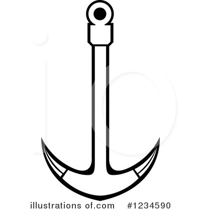 Royalty-Free (RF) Anchor Clipart Illustration by Vector Tradition SM - Stock Sample #1234590