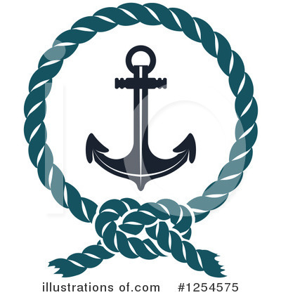 Royalty-Free (RF) Anchor Clipart Illustration by Vector Tradition SM - Stock Sample #1254575