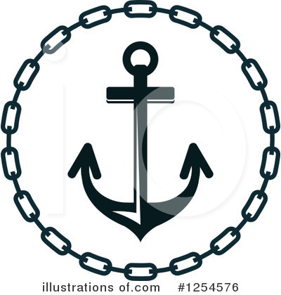 Royalty-Free (RF) Anchor Clipart Illustration by Vector Tradition SM - Stock Sample #1254576