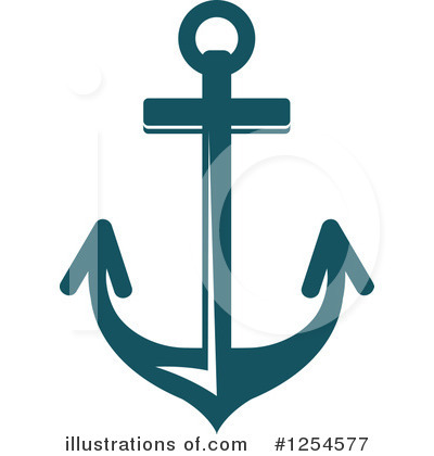 Royalty-Free (RF) Anchor Clipart Illustration by Vector Tradition SM - Stock Sample #1254577