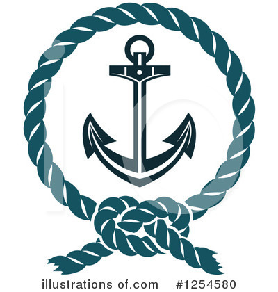 Royalty-Free (RF) Anchor Clipart Illustration by Vector Tradition SM - Stock Sample #1254580