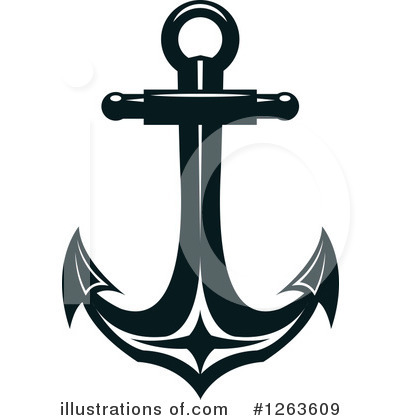 Royalty-Free (RF) Anchor Clipart Illustration by Vector Tradition SM - Stock Sample #1263609