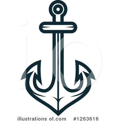 Royalty-Free (RF) Anchor Clipart Illustration by Vector Tradition SM - Stock Sample #1263616