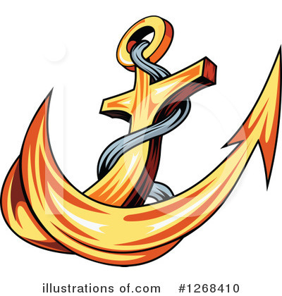 Royalty-Free (RF) Anchor Clipart Illustration by Vector Tradition SM - Stock Sample #1268410