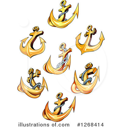 Royalty-Free (RF) Anchor Clipart Illustration by Vector Tradition SM - Stock Sample #1268414