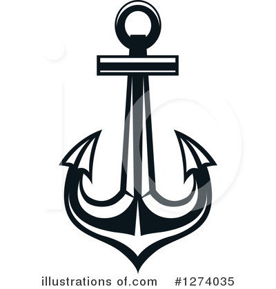 Royalty-Free (RF) Anchor Clipart Illustration by Vector Tradition SM - Stock Sample #1274035