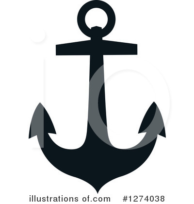Royalty-Free (RF) Anchor Clipart Illustration by Vector Tradition SM - Stock Sample #1274038