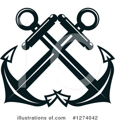 Royalty-Free (RF) Anchor Clipart Illustration by Vector Tradition SM - Stock Sample #1274042