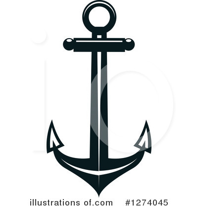 Royalty-Free (RF) Anchor Clipart Illustration by Vector Tradition SM - Stock Sample #1274045