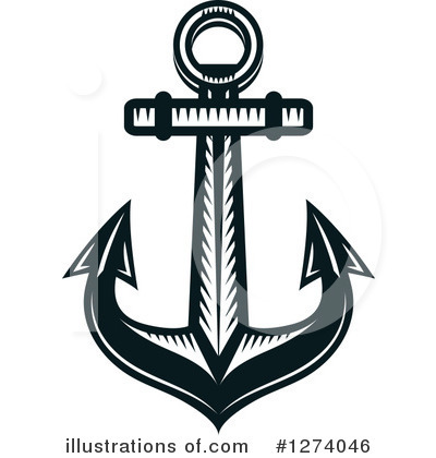 Royalty-Free (RF) Anchor Clipart Illustration by Vector Tradition SM - Stock Sample #1274046