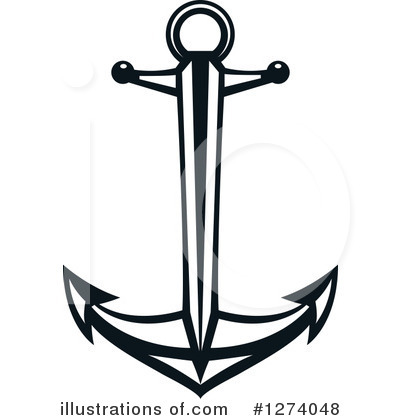 Royalty-Free (RF) Anchor Clipart Illustration by Vector Tradition SM - Stock Sample #1274048