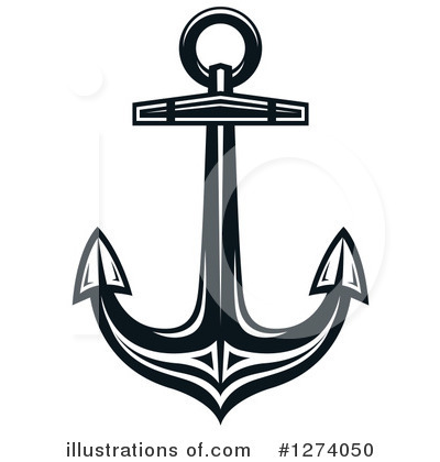 Royalty-Free (RF) Anchor Clipart Illustration by Vector Tradition SM - Stock Sample #1274050
