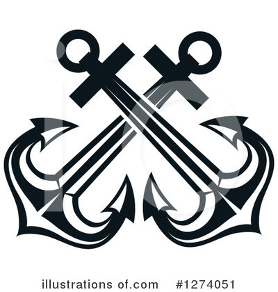 Royalty-Free (RF) Anchor Clipart Illustration by Vector Tradition SM - Stock Sample #1274051