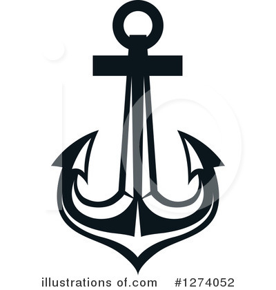 Royalty-Free (RF) Anchor Clipart Illustration by Vector Tradition SM - Stock Sample #1274052