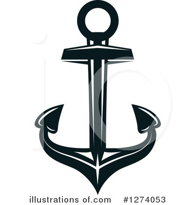 Royalty-Free (RF) Anchor Clipart Illustration by Vector Tradition SM - Stock Sample #1274053