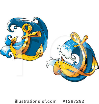 Royalty-Free (RF) Anchor Clipart Illustration by Vector Tradition SM - Stock Sample #1287292