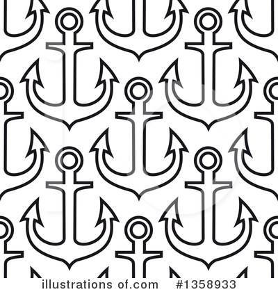 Royalty-Free (RF) Anchor Clipart Illustration by Vector Tradition SM - Stock Sample #1358933