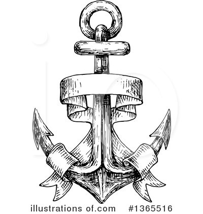 Royalty-Free (RF) Anchor Clipart Illustration by Vector Tradition SM - Stock Sample #1365516