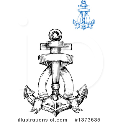Royalty-Free (RF) Anchor Clipart Illustration by Vector Tradition SM - Stock Sample #1373635