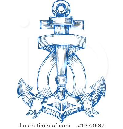 Royalty-Free (RF) Anchor Clipart Illustration by Vector Tradition SM - Stock Sample #1373637