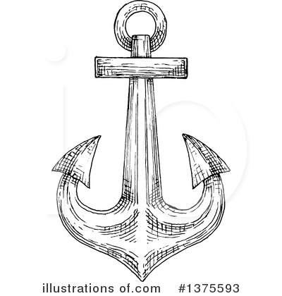 Royalty-Free (RF) Anchor Clipart Illustration by Vector Tradition SM - Stock Sample #1375593